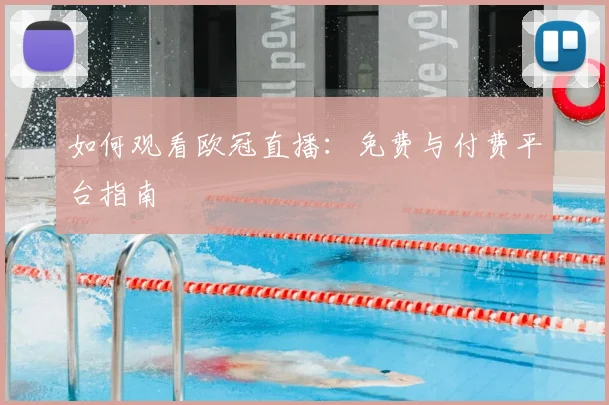 如何观看欧冠直播：免费与付费平台指南